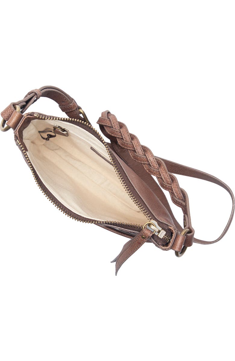 Frye Soraya Swing Leather Crossbody Bag, Alternate, color, Dark Brown