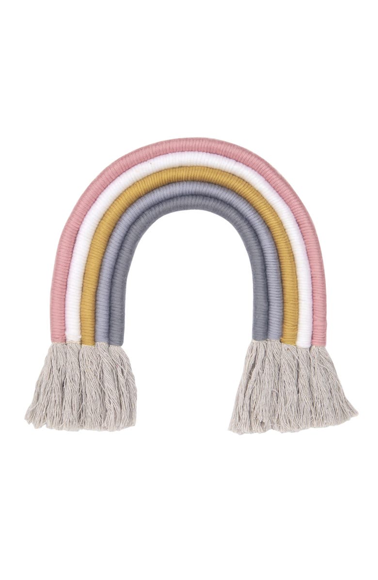 Lambs & Ivy Signature Rainbow Yarn Wall Hanging/Wall Decor, Main, color, Multicolor