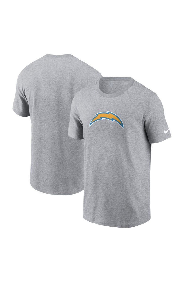 Nike Men's Nike Gray Los Angeles Chargers Logo Essential T-Shirt, Main, color,