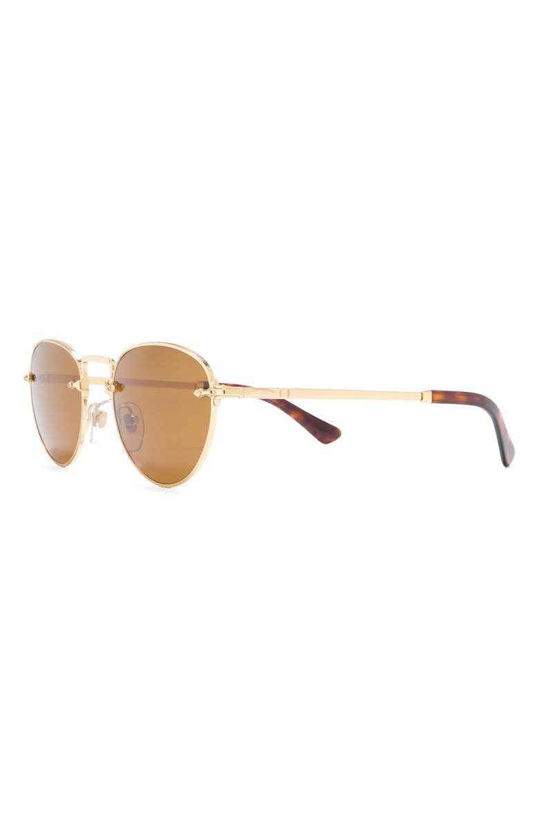 Persol 49mm Round Sunglasses, Alternate, color, 