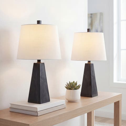 Owen Contemporary Resin LED Table Lamp (Set of 2)