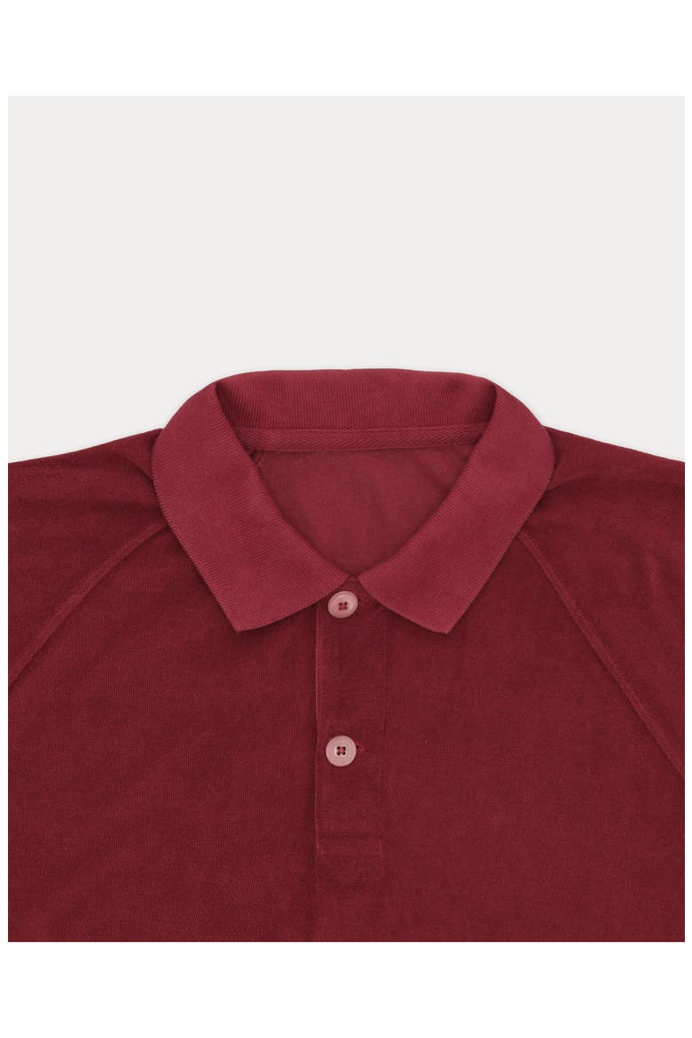 Brody Terry polo, Alternate, color, Purple