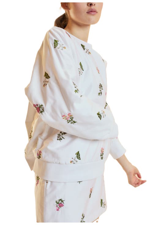 Embroidered Mini Skirt