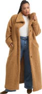 June + Vie Maxi Teddy Fleece Coat
