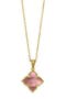 Mother of Pearl Flower Pendant Necklace