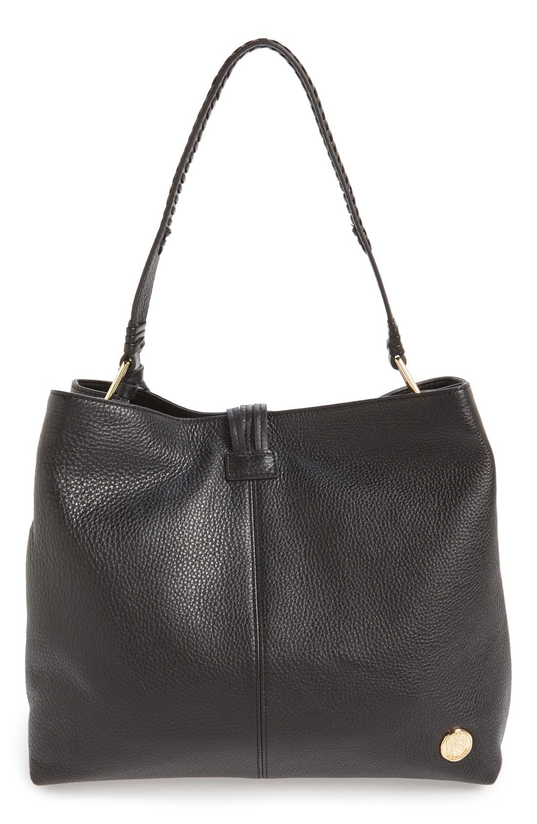 Vince Camuto 'Taro' Tassel Leather Hobo Bag, Alternate, color, 