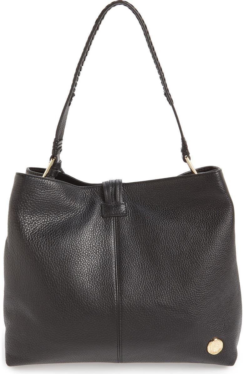 Vince Camuto 'Taro' Tassel Leather Hobo Bag, Alternate, color,