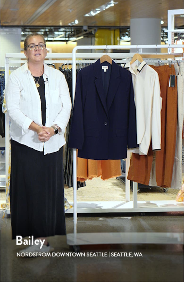 Relaxed Fit Blazer, sales video thumbnail