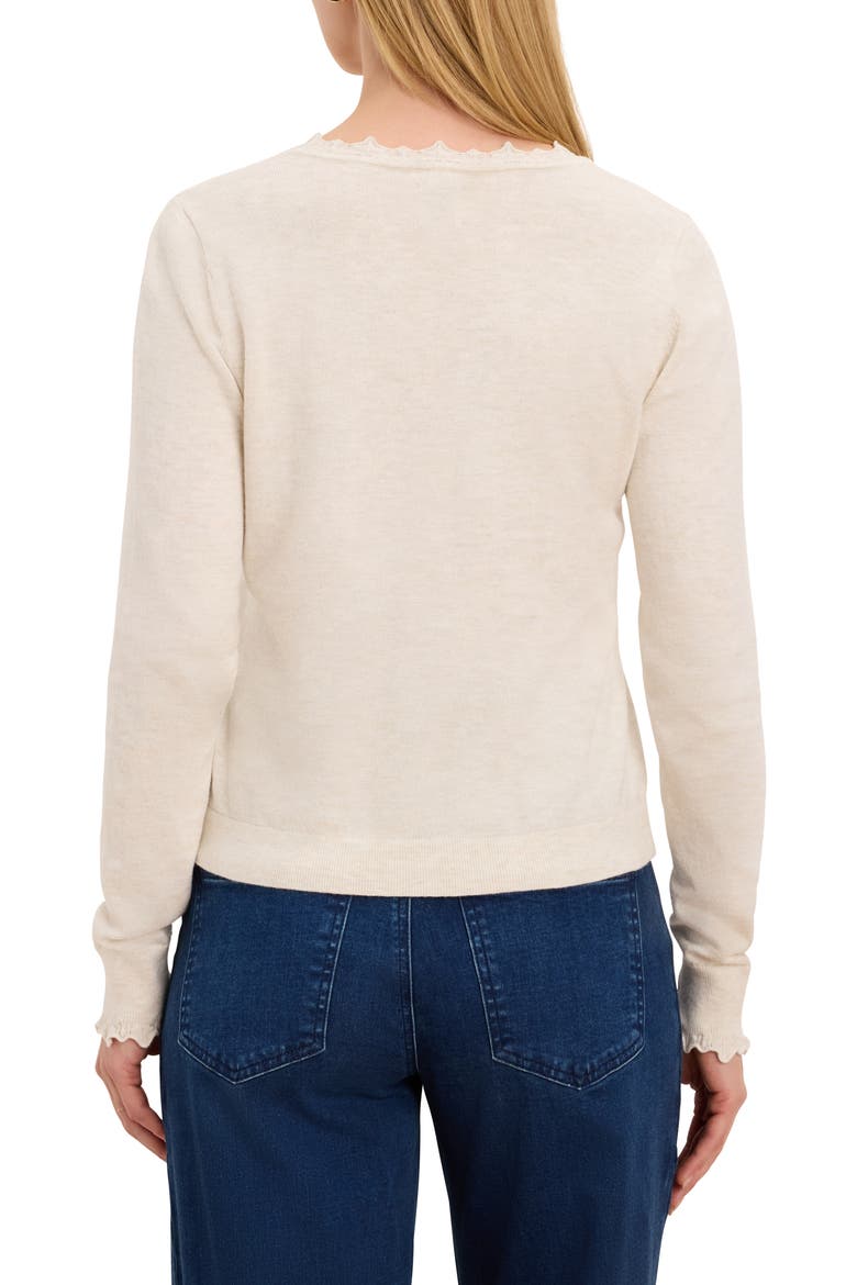 Henley Ruffle Sweater, Alternate, color, COCONUT