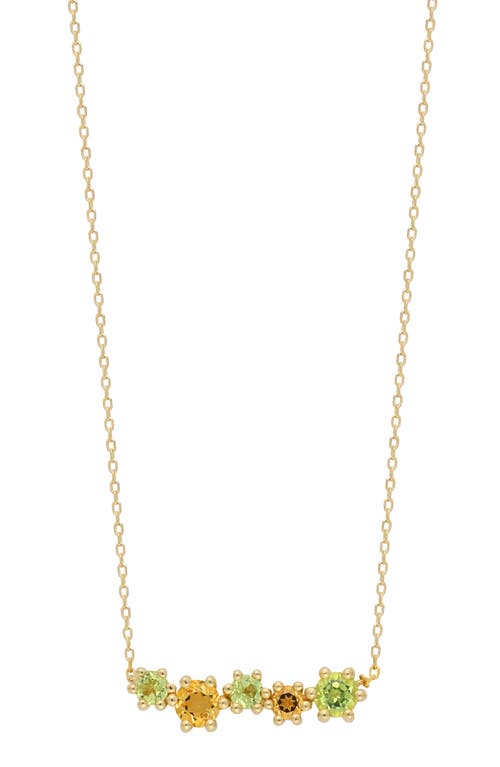 Bony Levy 14k Gold Semiprecious Stone Pendant Necklace In Green