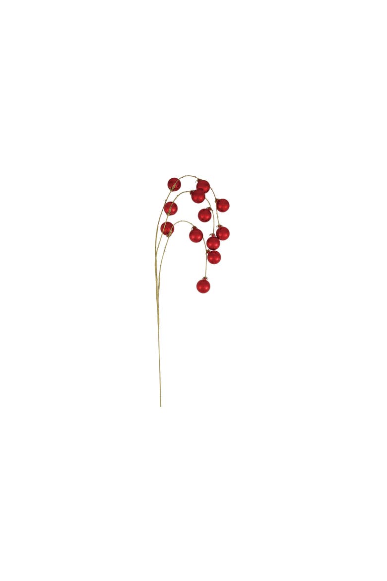 Polyethylene Ball Spray with Iron Stem, Main, color, Red