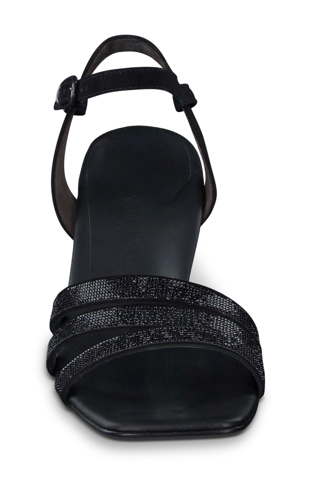 Paul Green Radiance Sandal, Alternate, color, Black Suede