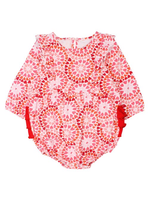 Rufflebutts Baby/toddler Girls Long Sleeve Waterfall Knit Bubble Romper