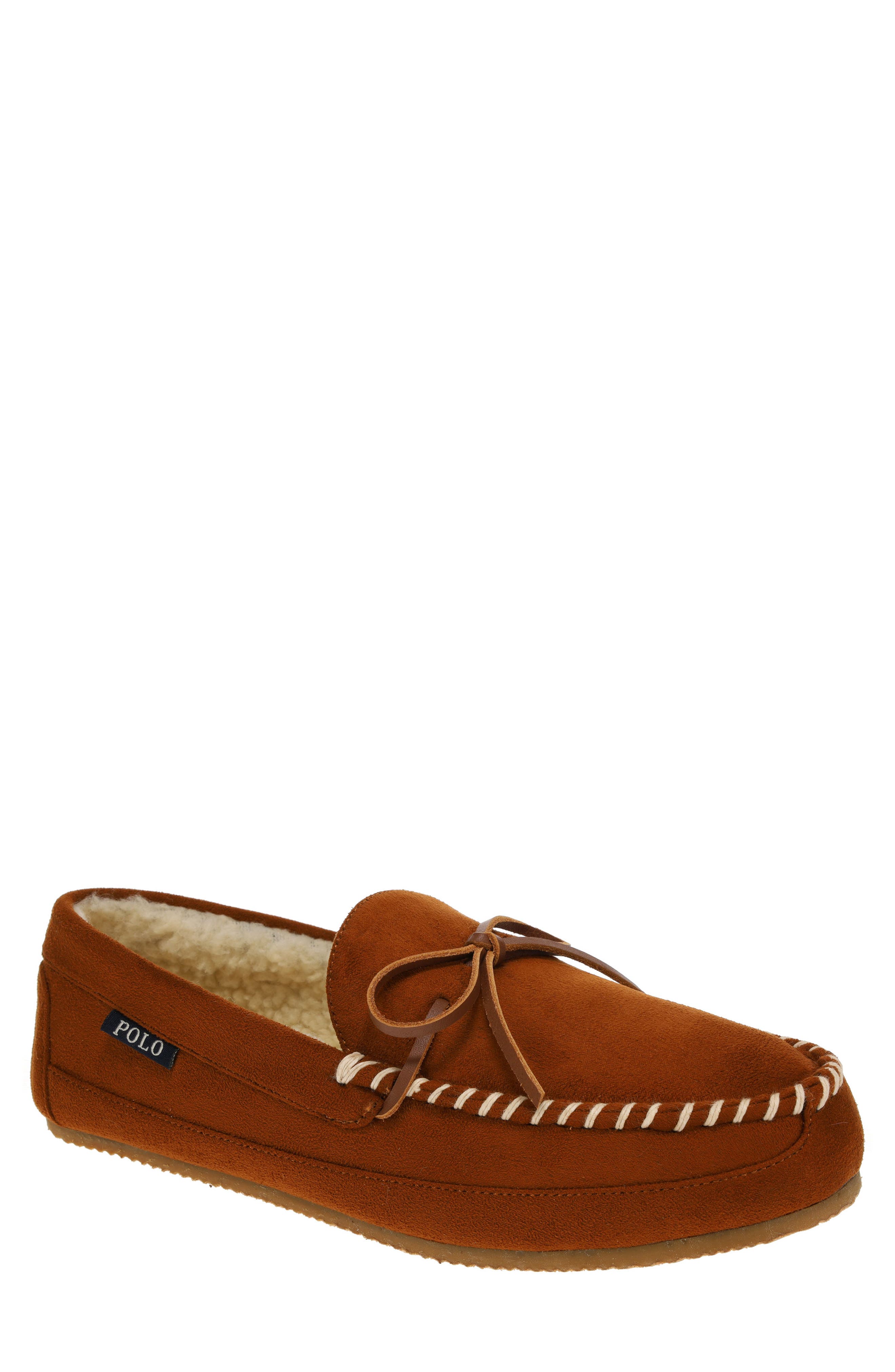 Polo Ralph Lauren Markel Faux Shearling Lined Slipper, Main, color, 