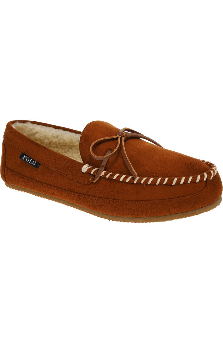 Polo Ralph Lauren Markel Faux Shearling Lined Slipper, Main, color,