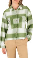 Hurley Roam Boxy Flannel Button-Up Shirt