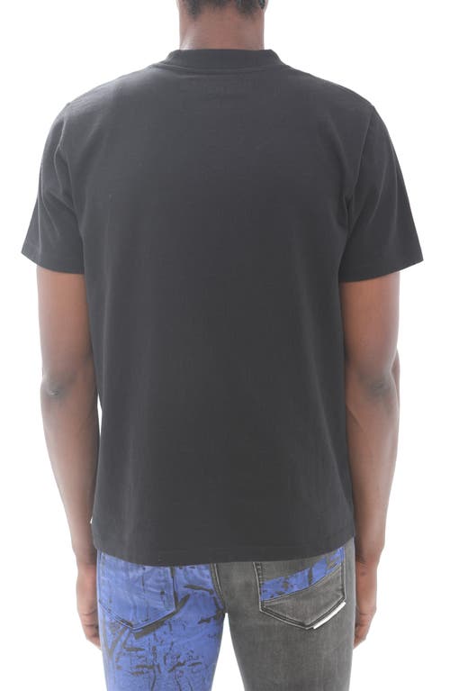 Hvman Cotton Logo Graphic Tee In Black