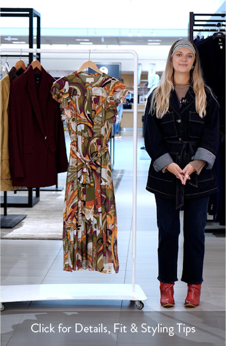 Nythia Tie Belt Shirtdress, sales video thumbnail