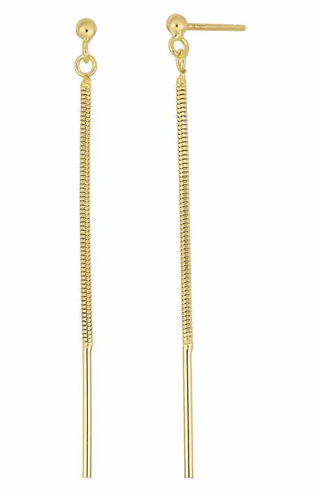Bony Levy 14K Gold Chain Drop Earrings