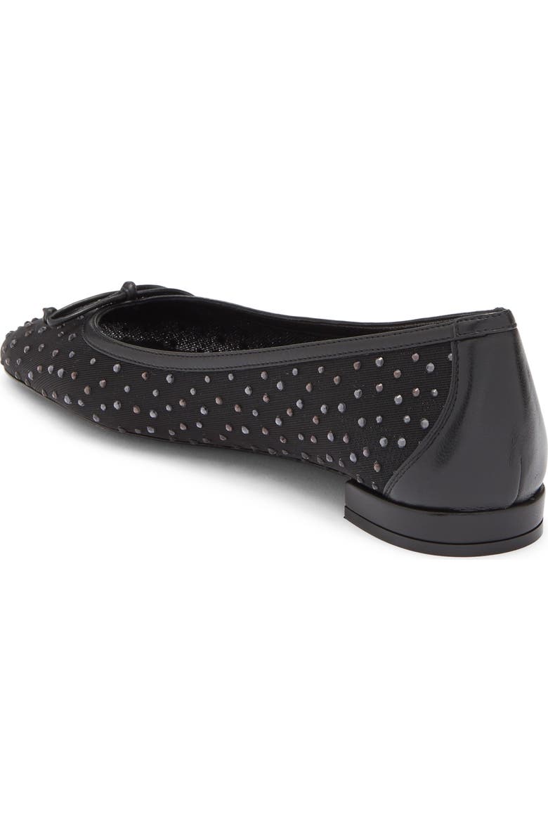 Stuart Weitzman Arabella Ballet Flat, Alternate, color, Black