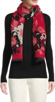SAACHI Floral Reversible Scarf