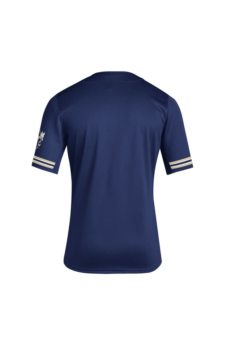 adidas Men's adidas Navy Georgia Tech Yellow Jackets Reverse Retro Replica Baseball Jersey, Alternate, color, Navy