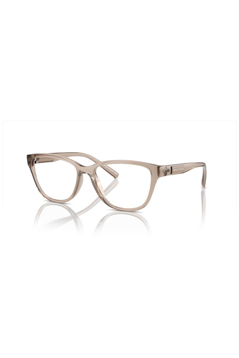 54mm Cat Eye optical glasses, Main, color, Brown