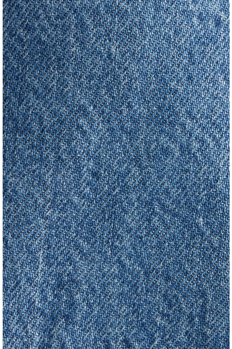 Denim Minidress, Alternate, color, PICKETT WASH