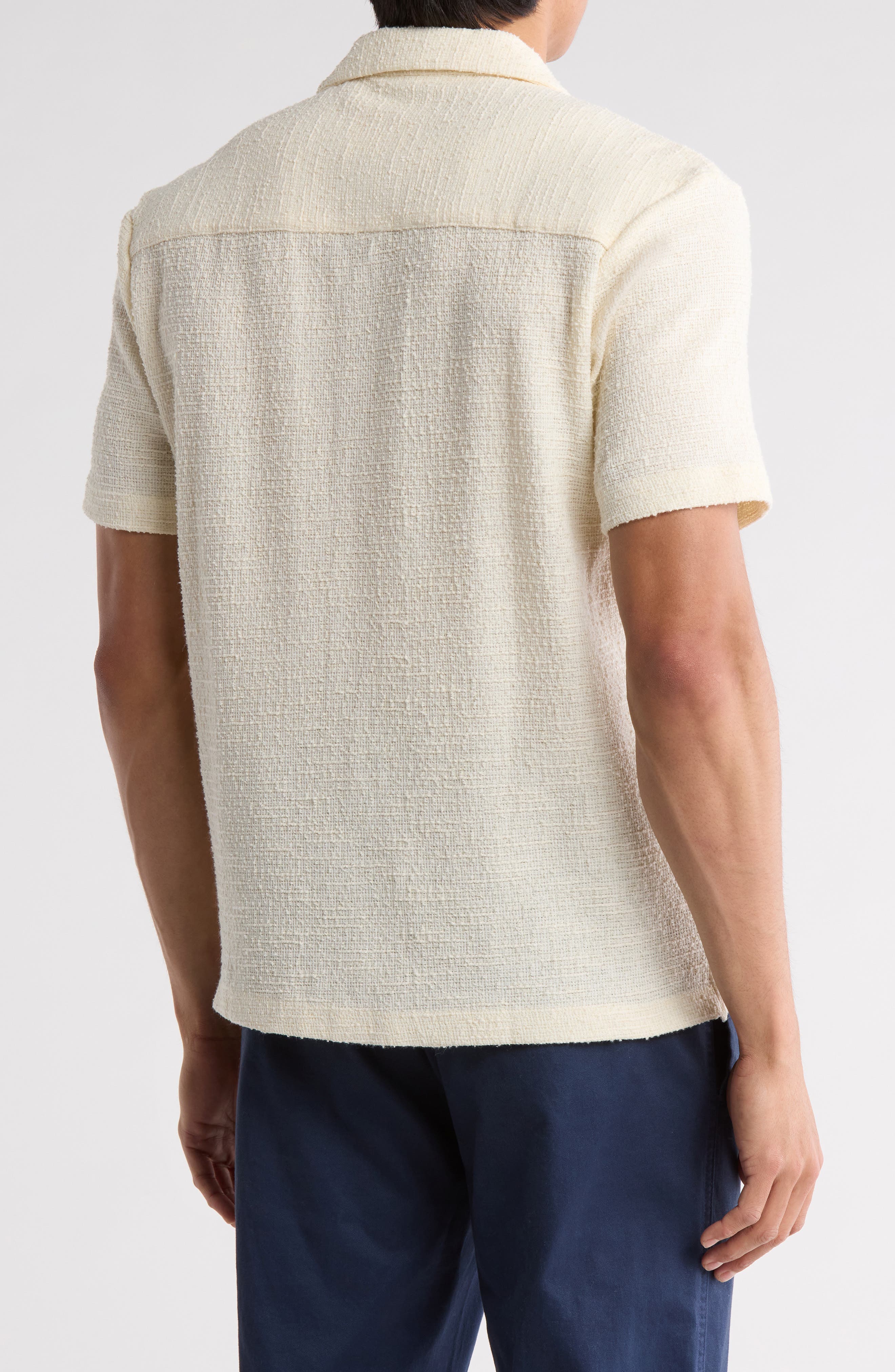 Textured Relaxed Fit Camp Shirt - image 2
