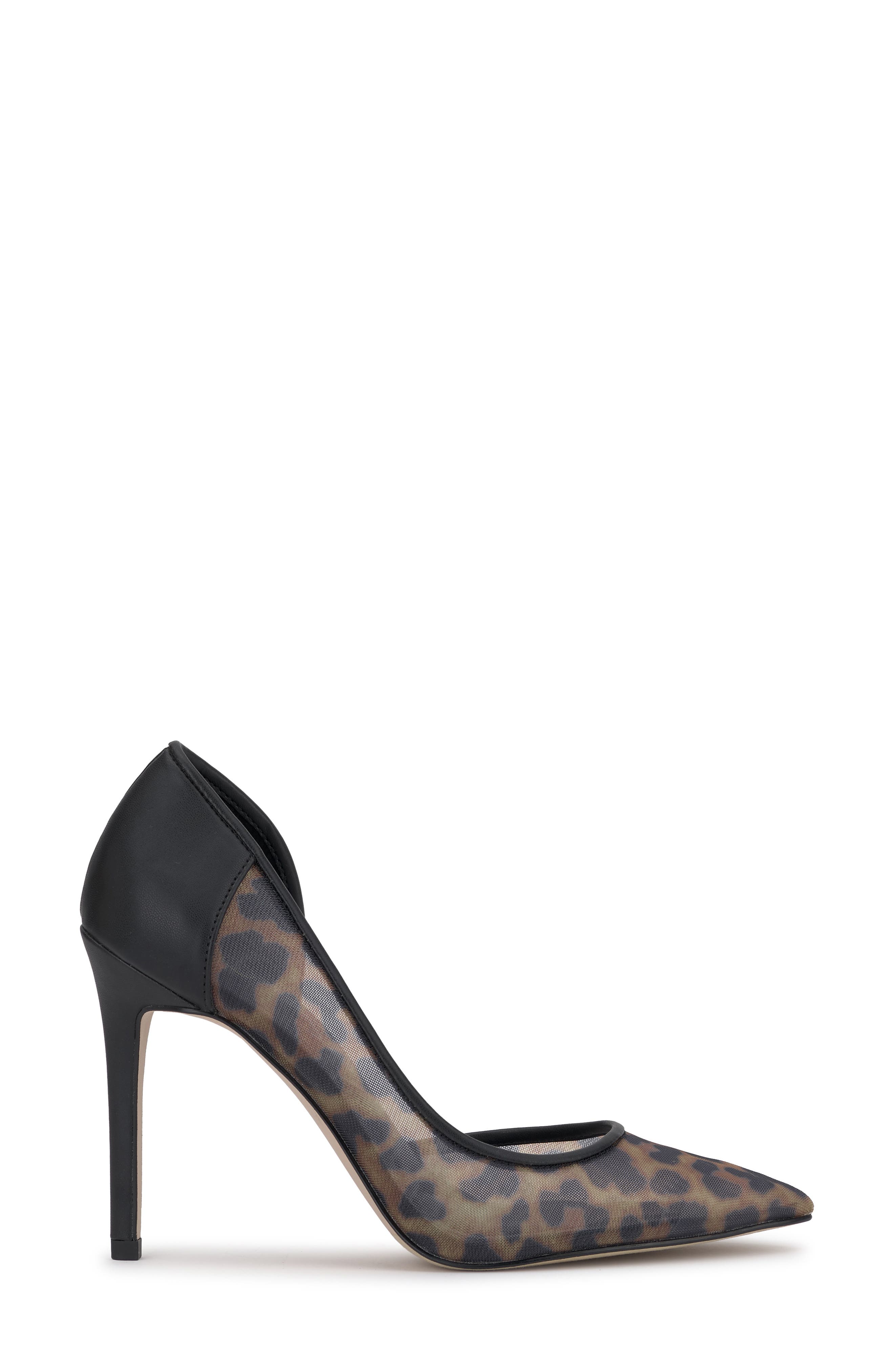 Jessica Simpson Prizma 8 Half d'Orsay Pump, Alternate, color, Leopard Mesh