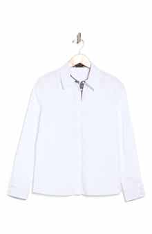 Willa Contrast Placket Button-Up Shirt