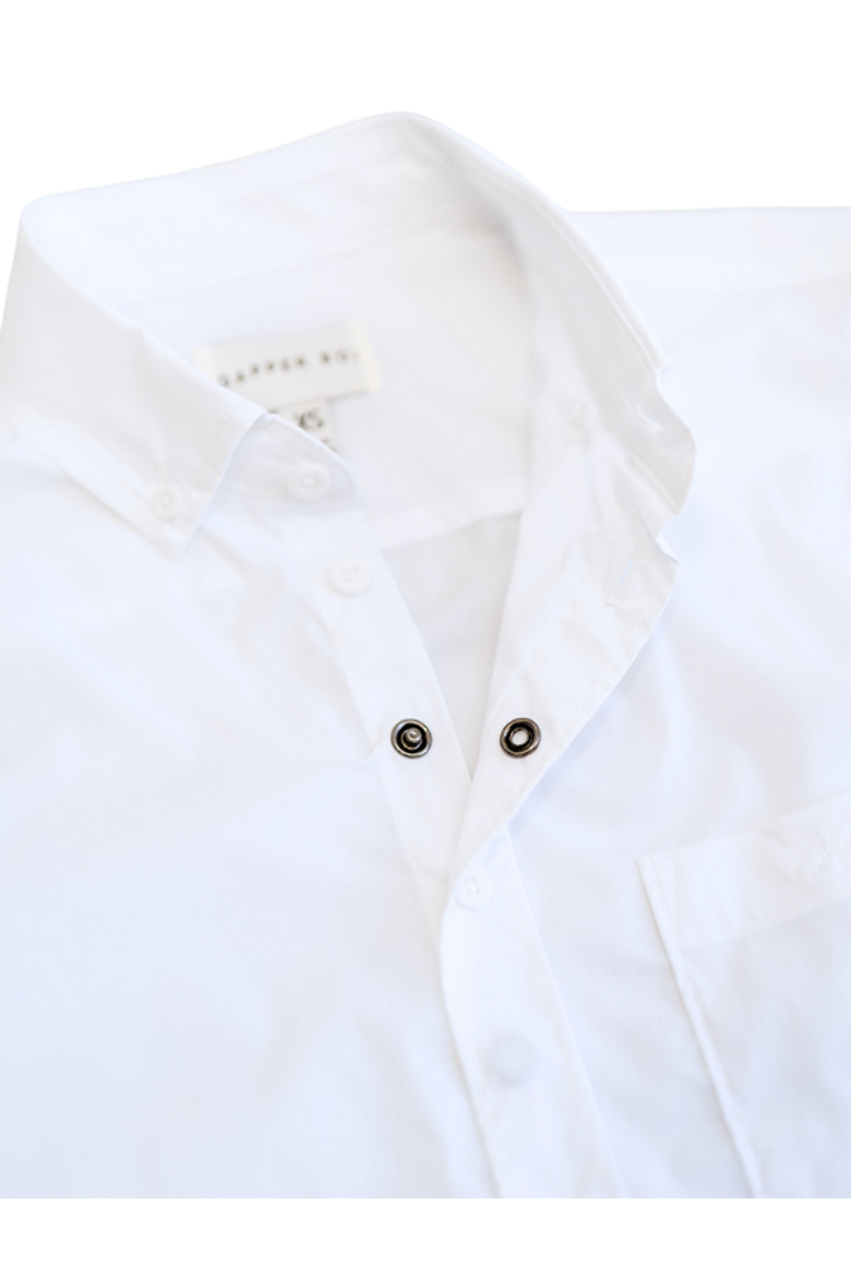 White Essential Long Sleeve Button-Up, Alternate, color, White