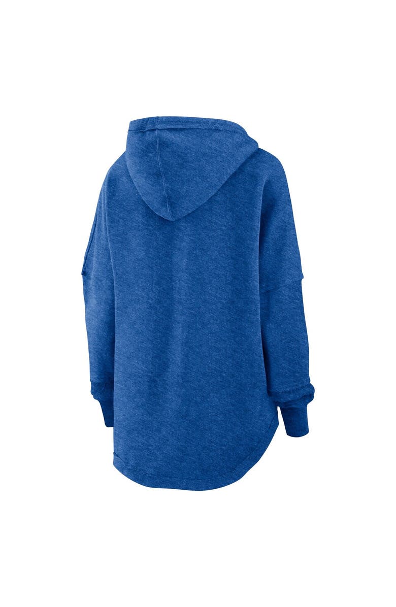 FANATICS Women's Fanatics Branded Royal Buffalo Bills Lightewight Modest Crop Lounge Helmet Arch Pullover Hoodie, Alternate, color, Royal