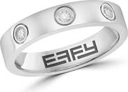 EFFY Sterling Silver Diamond Band Ring