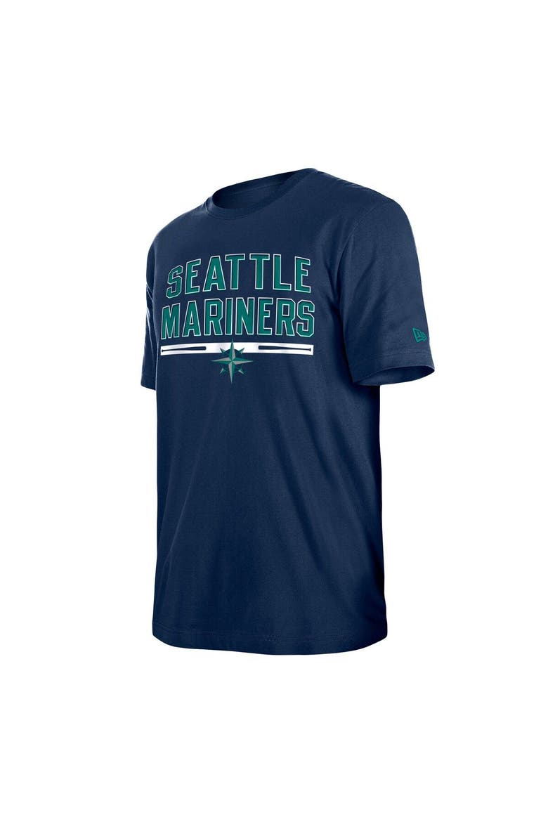 Men's New Era Navy Seattle Mariners Batting Practice T-Shirt, Alternate, color, Navy