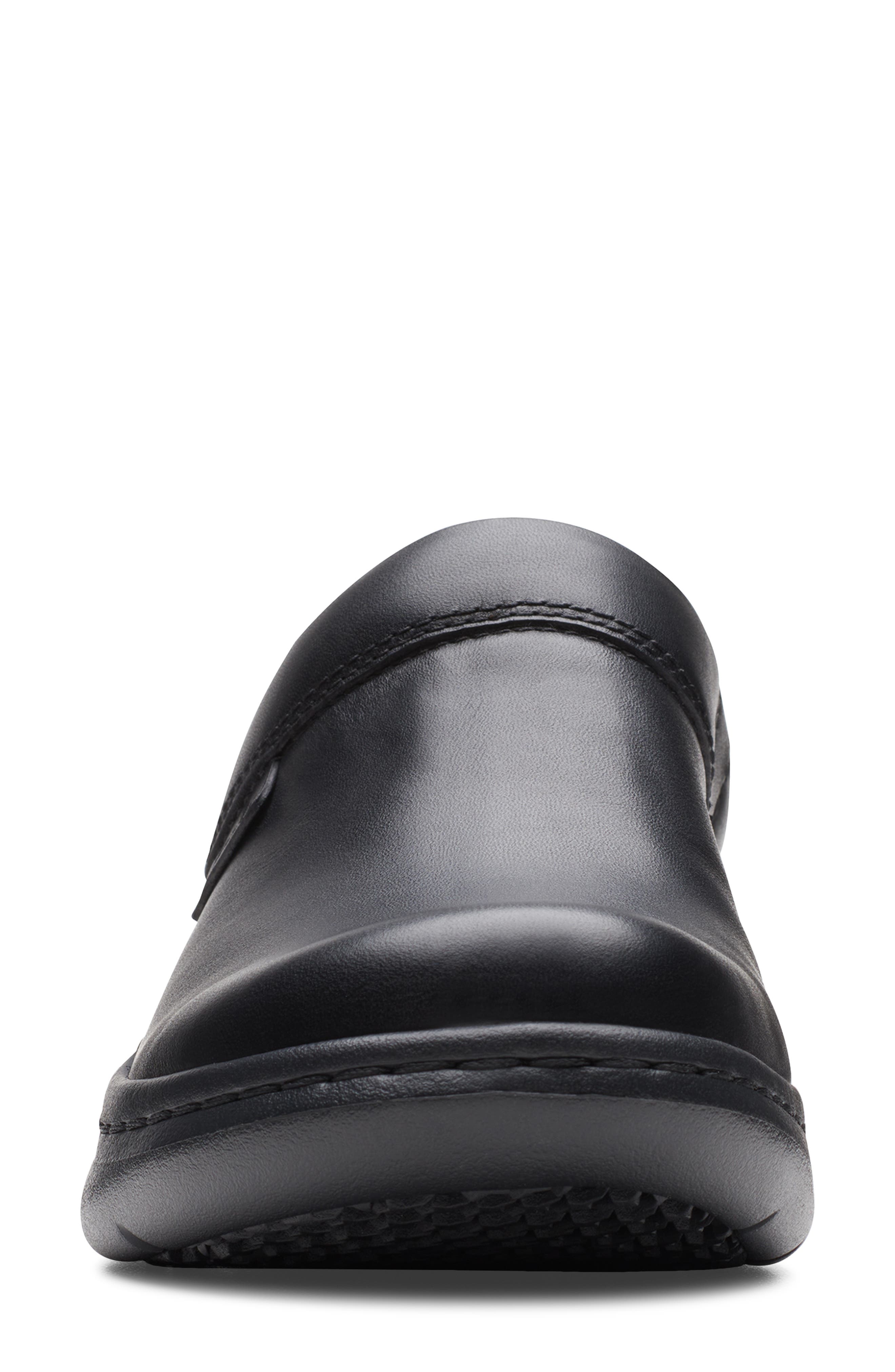 Clarks<sup>®</sup> ClarksPRO Clog, Alternate, color, Black Leather