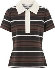 ALIGNE Maiden Stripe Organic Cotton Polo