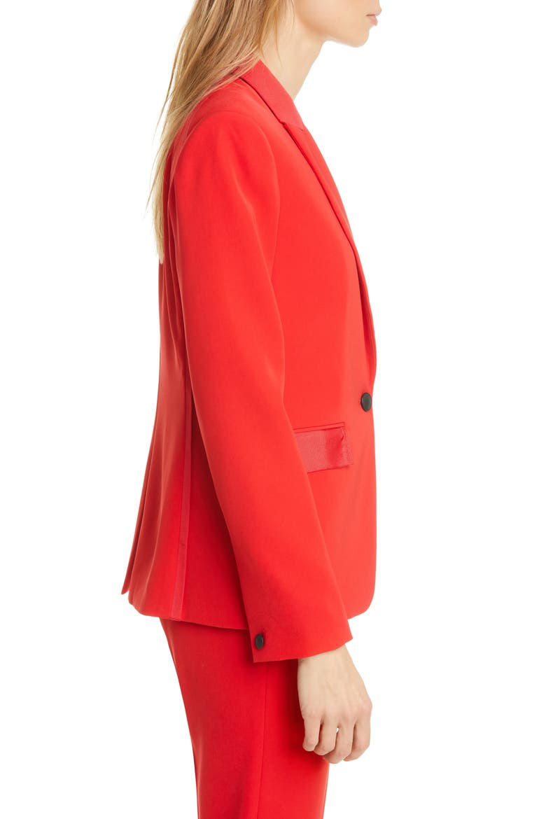 Rylie Grosgrain Trim Blazer, Alternate, color, TRUERED