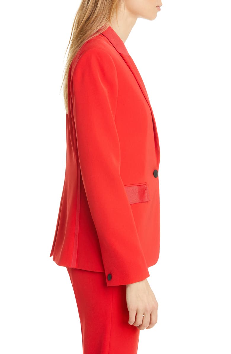 rag & bone Rylie Grosgrain Trim Blazer, Alternate, color,