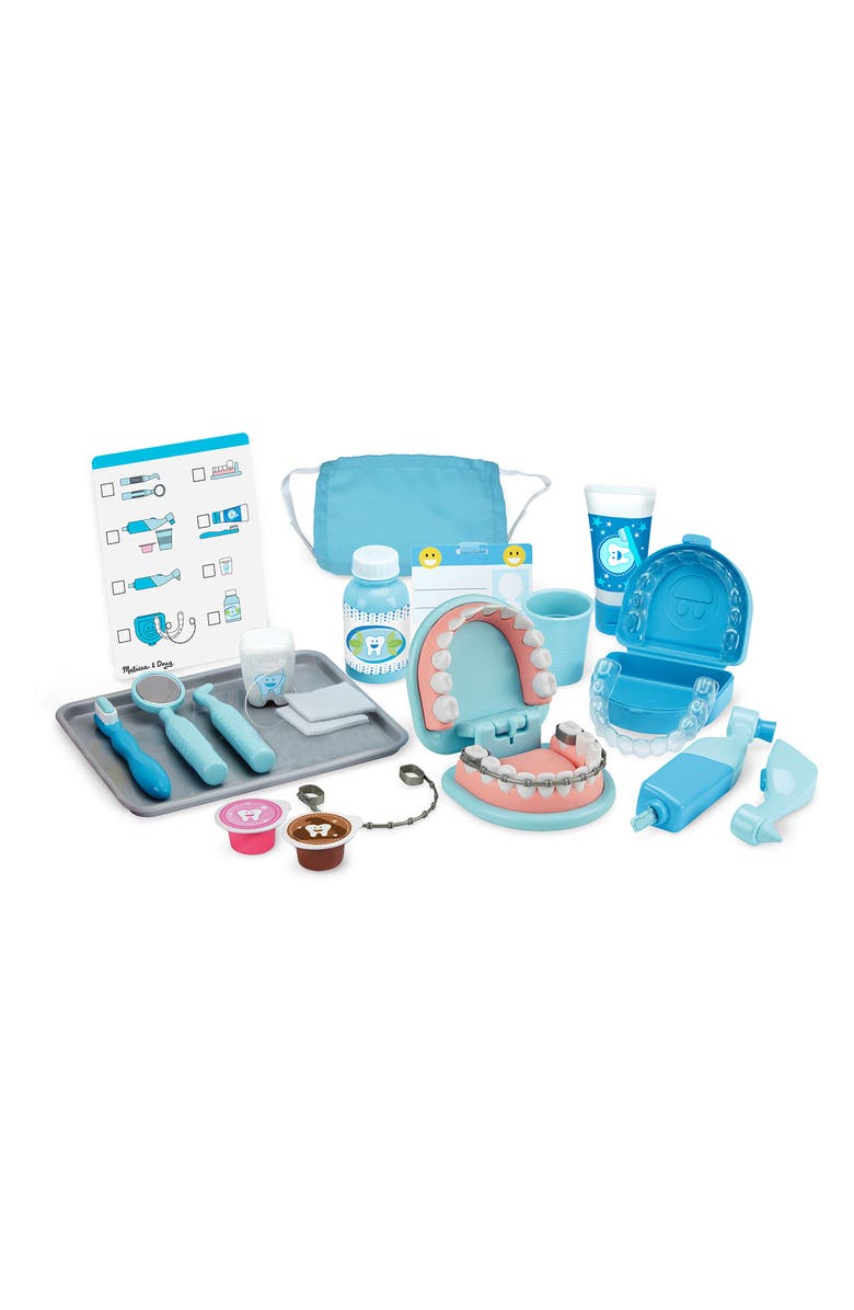 Melissa & Doug Super Smile Dentist Kit Playset, Main, color, 