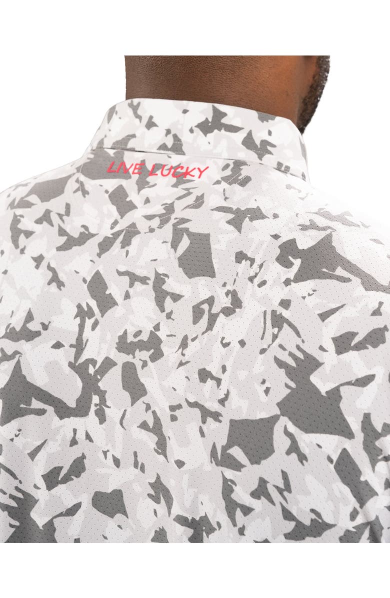 Black Clover Camo Mix Polo, Alternate, color, Grey