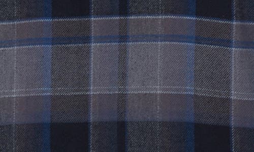 Quiksilver Convex Plaid Stretch Flannel Button-up Shirt In Charcoal Heather 3