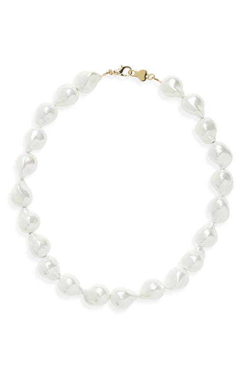 Shelby Pearl Choker Necklace