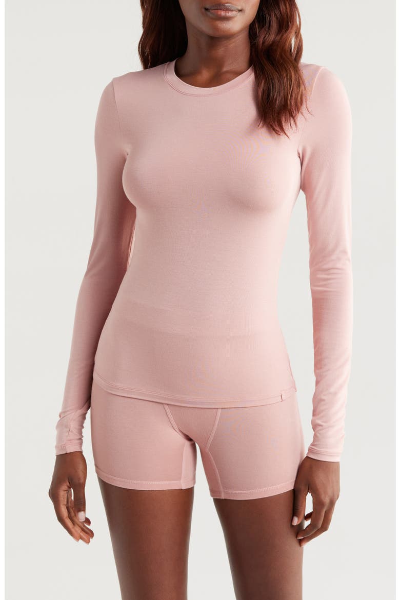 Aidelene Long Sleeve Sleep Top, Main, color, BLUS