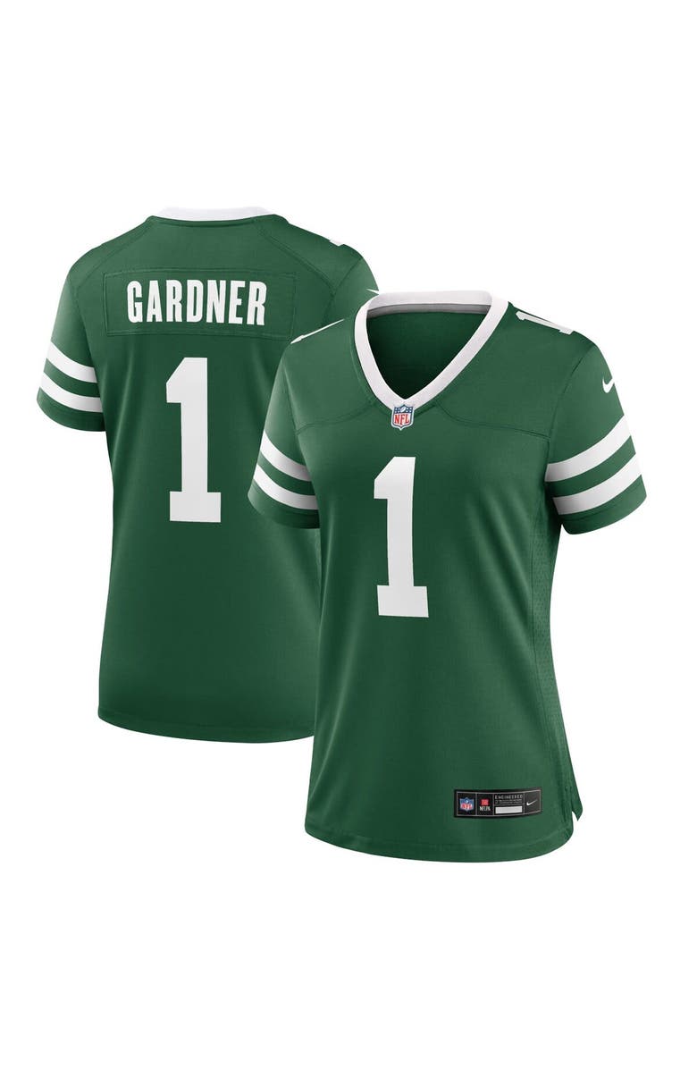 Nike Women's Nike Ahmad Sauce Gardner Legacy Green New York Jets Game Jersey, Alternate, color, Green