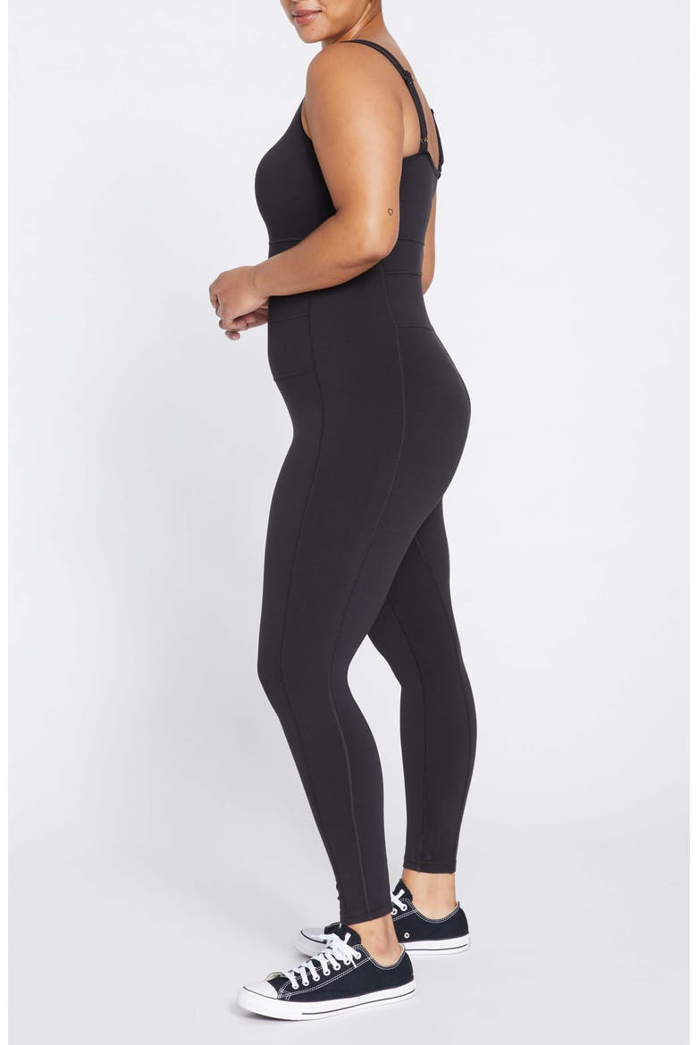 Next to Nake Jumpsuit, Alternate, color, BLACK