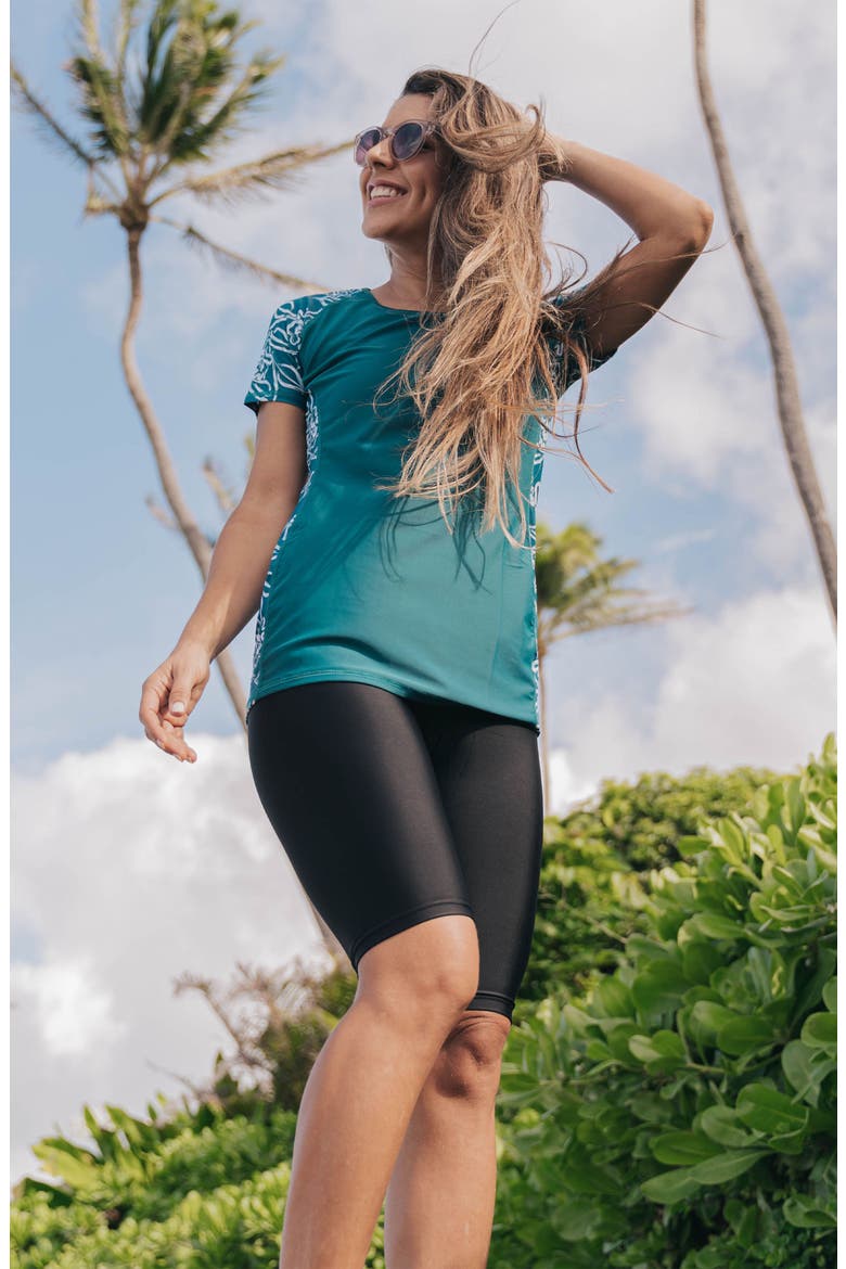 Long Bike Swim Shorts, Alternate, color, Black