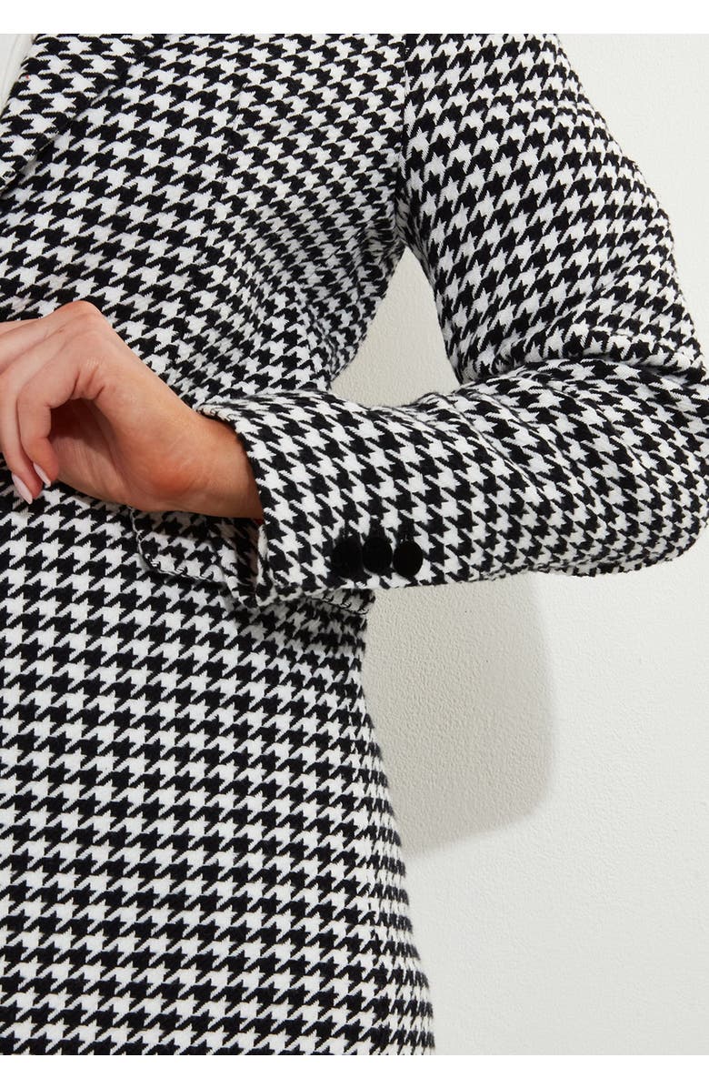 Joe Browns Notch Lapel Blazer, Alternate, color, Black Mini Houndstooth