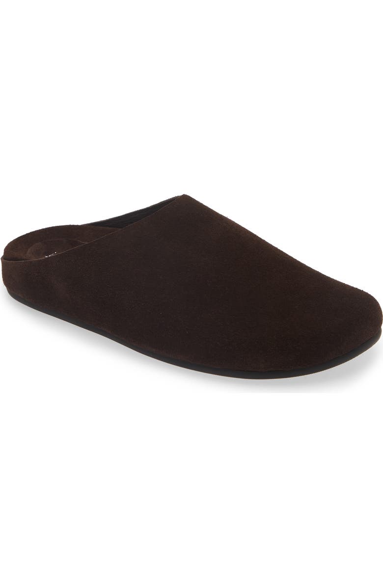 Jeffrey Campbell Content Suede Clog, Main, color, Coffee Suede