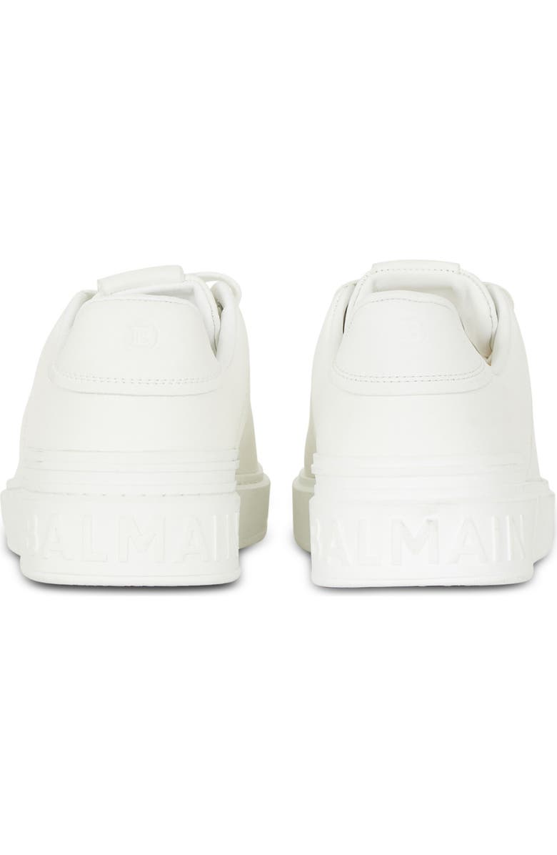 Balmain Calfskin B-Court trainers, Alternate, color, White